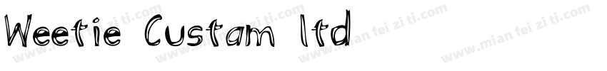 Weetie Custam ltd字体转换